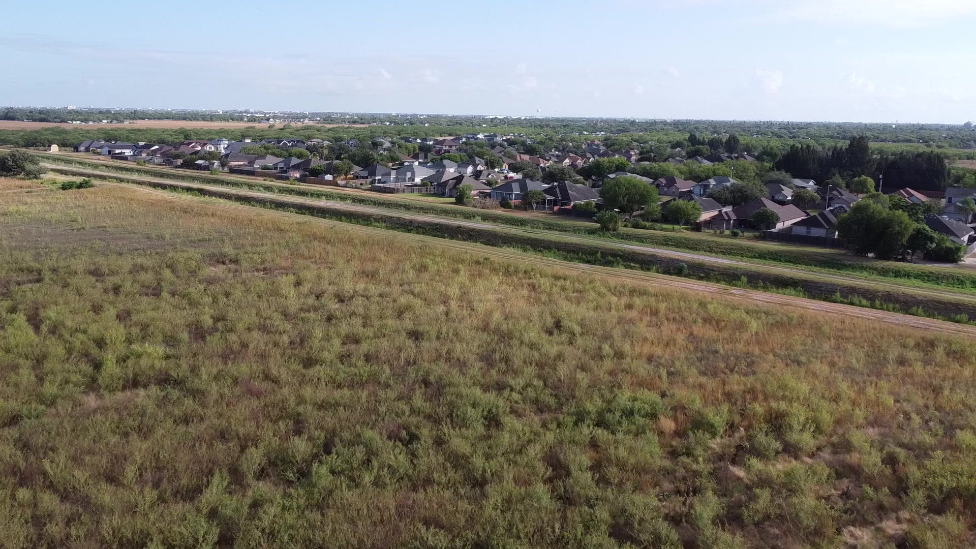 Aerial approach view