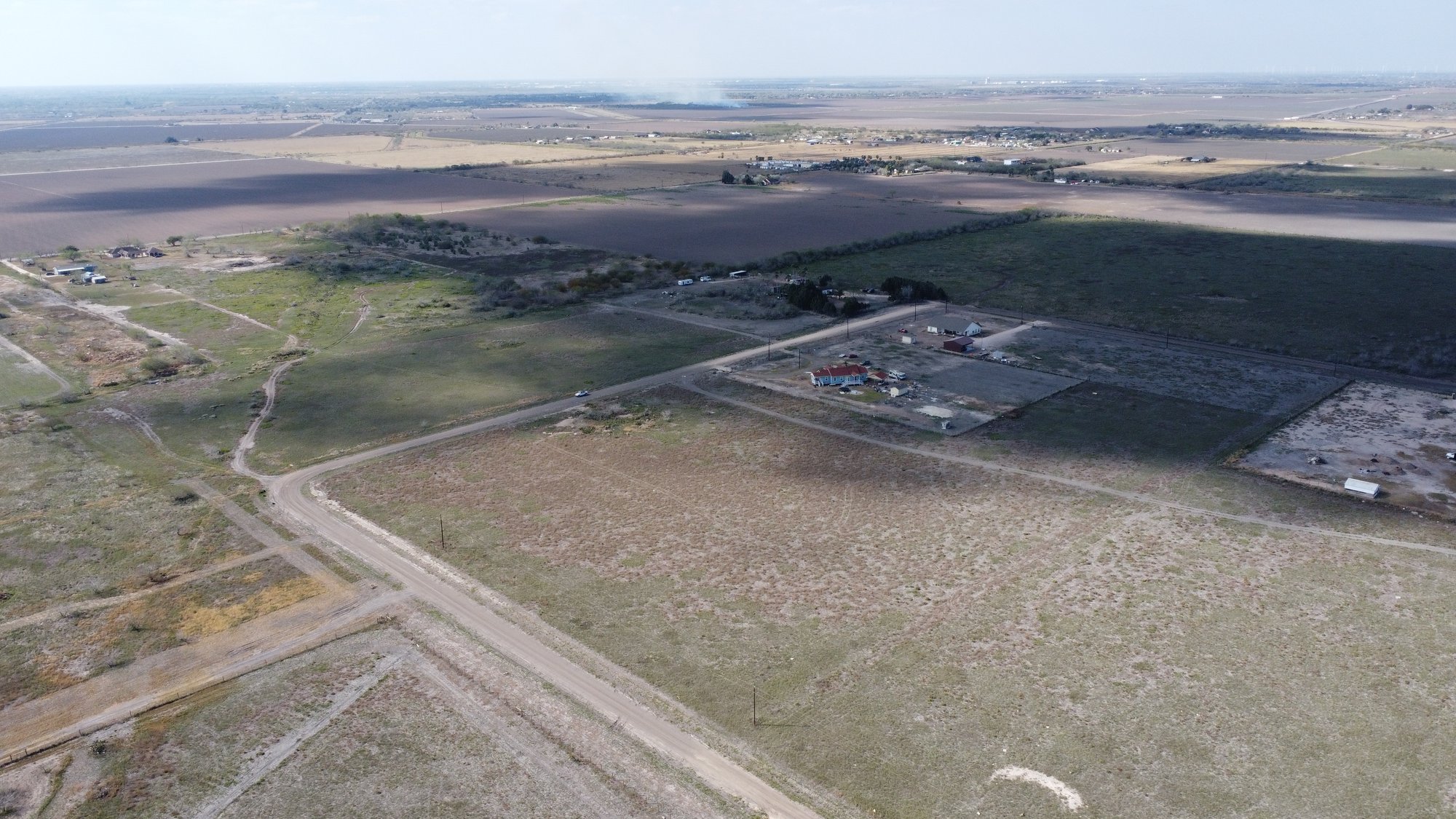 Aerial with utilities corridor